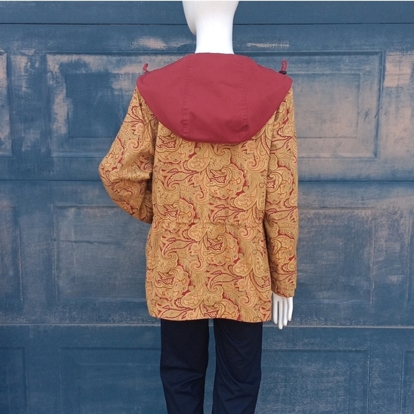 [CASUAL CORNER]  LADIES PURE COTTON REVERSIBLE  HOODED JACKET Size La… - Picture 6 of 14